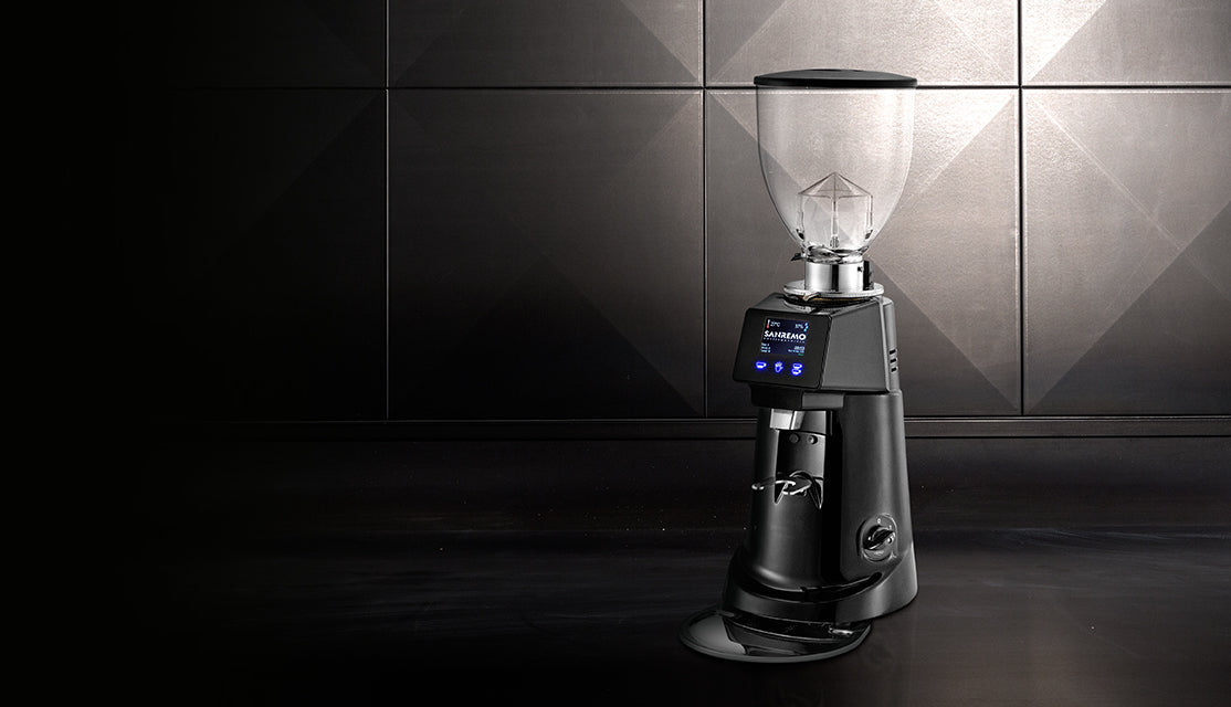 Sanremo espresso grinder for professional baristas, precision coffee grinding for cafés